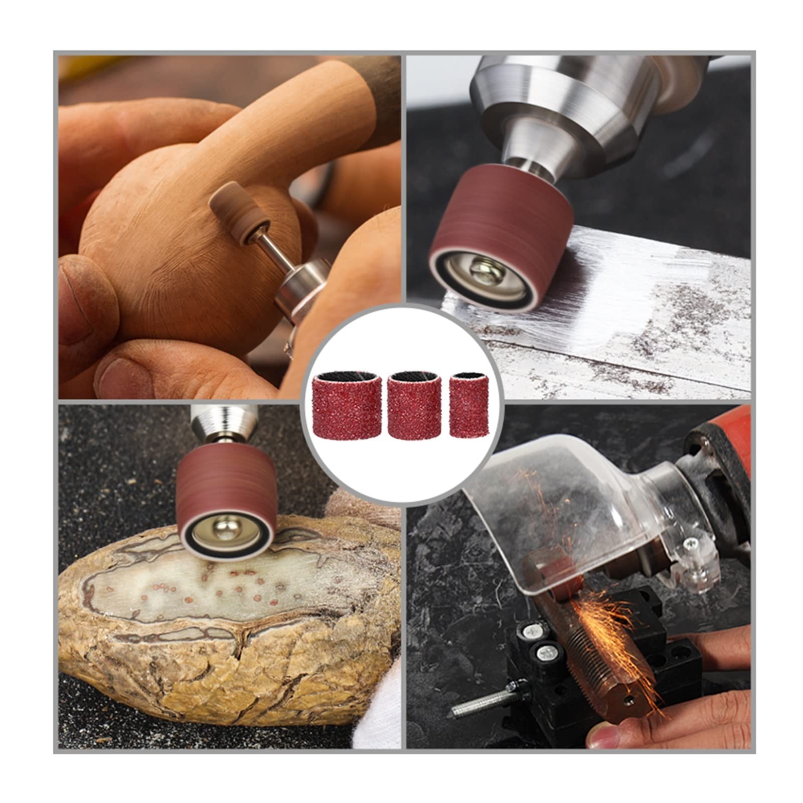 Broca de 194 piezas de accesorios de herramientas giratorias abrasivas, kit de mini brocas eléctricas, discos de corte de diamante, juego de lijado