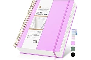 Large Spiral Notebook for College