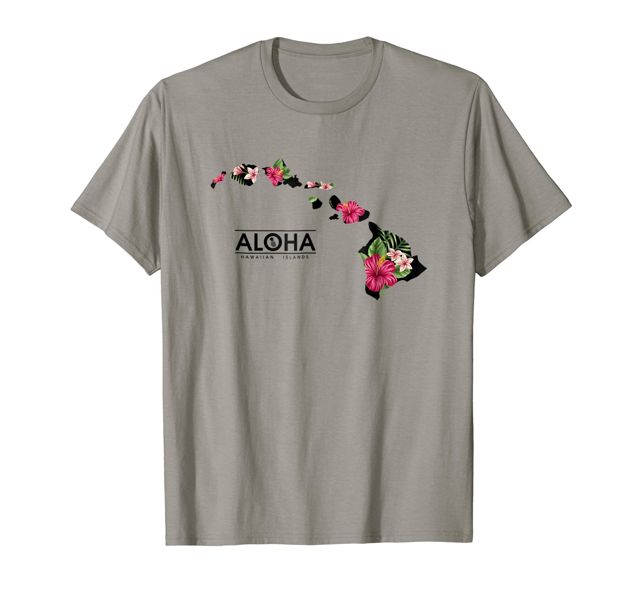 Aloha Joe's HawaiiFloral Hawaiian Island Chain Aloha T-Shirt