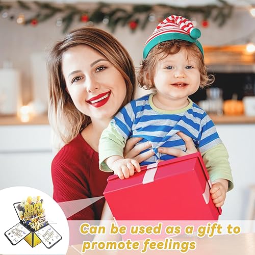 Miniatura 4 de Tarjetas emergentes de mariposa morada, tarjeta de felicitación 3D de feliz cumpleaños, para todas las ocasiones, cumpleaños, día de la madre, día