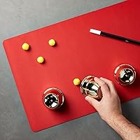 Vista 3 de Okuna Outpost Tapete de juego de cartas – Trading Card & Magic Trick Mat – Tapete de fieltro enrollable con superficie lisa para juegos de mesa