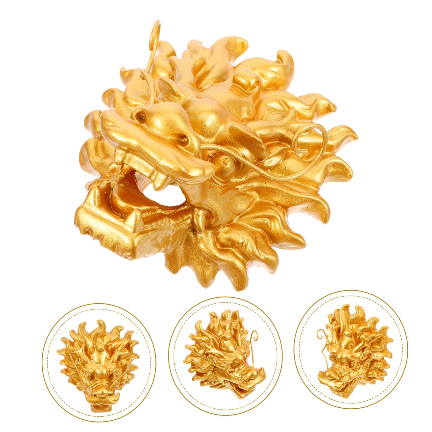 BESPORTBLE Drachenkopf Wasserspeier - Dekorative Wandfontäne Für Garten