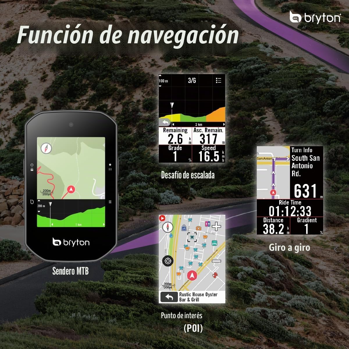 Bryton, CICLOCOMPUTADOR GPS BRYTON Rider S500 e