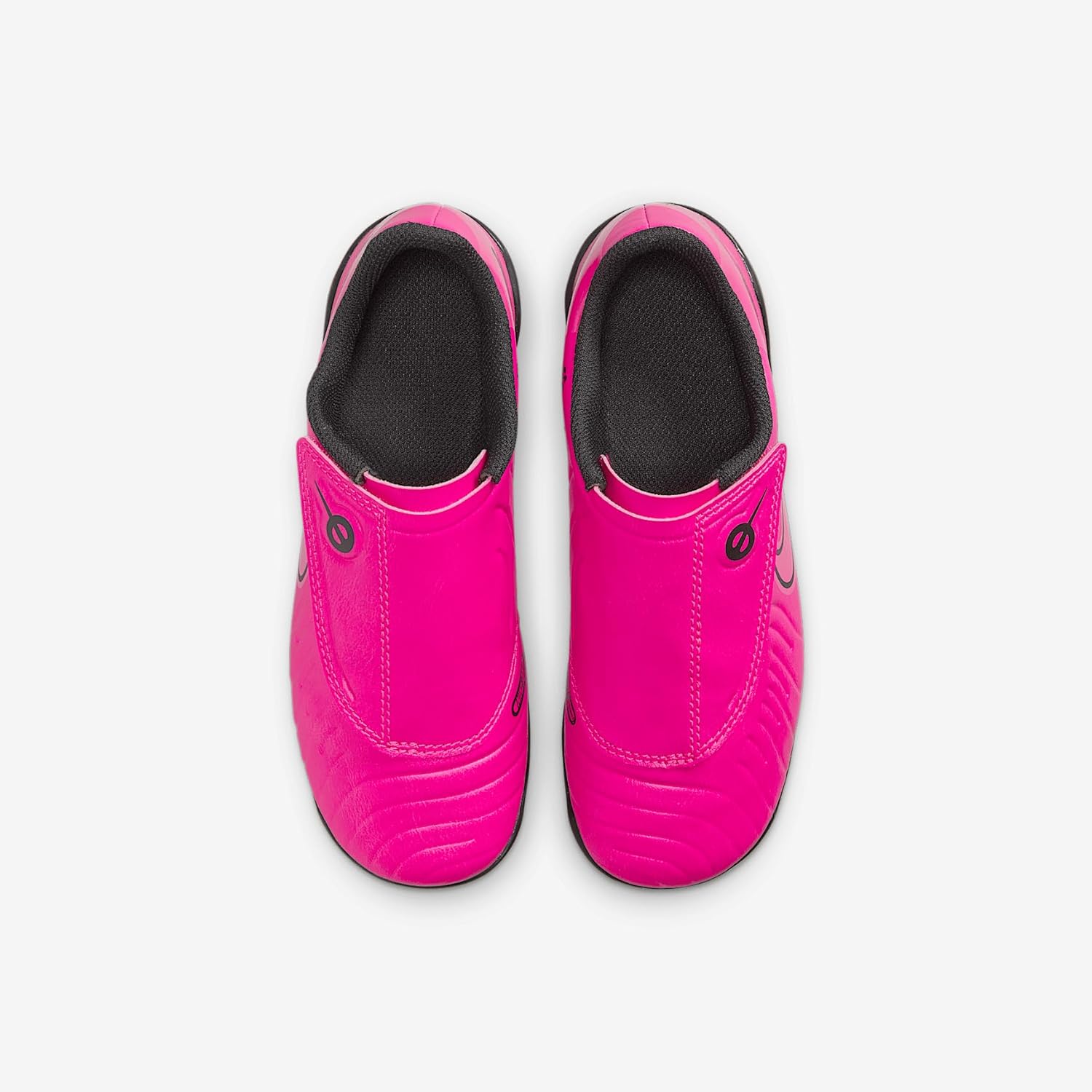 Nike Jr. Tiempo Legend 10 Club Little Kids' Multi-Ground Low Top Soccer Cleats (DV4356-600, Fierce Pink/Black) Size 9.5