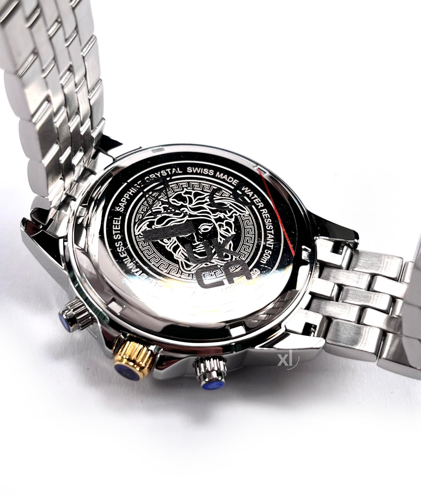 Versace VEV601523 Chrono Signature Heren Horloge 44 mm