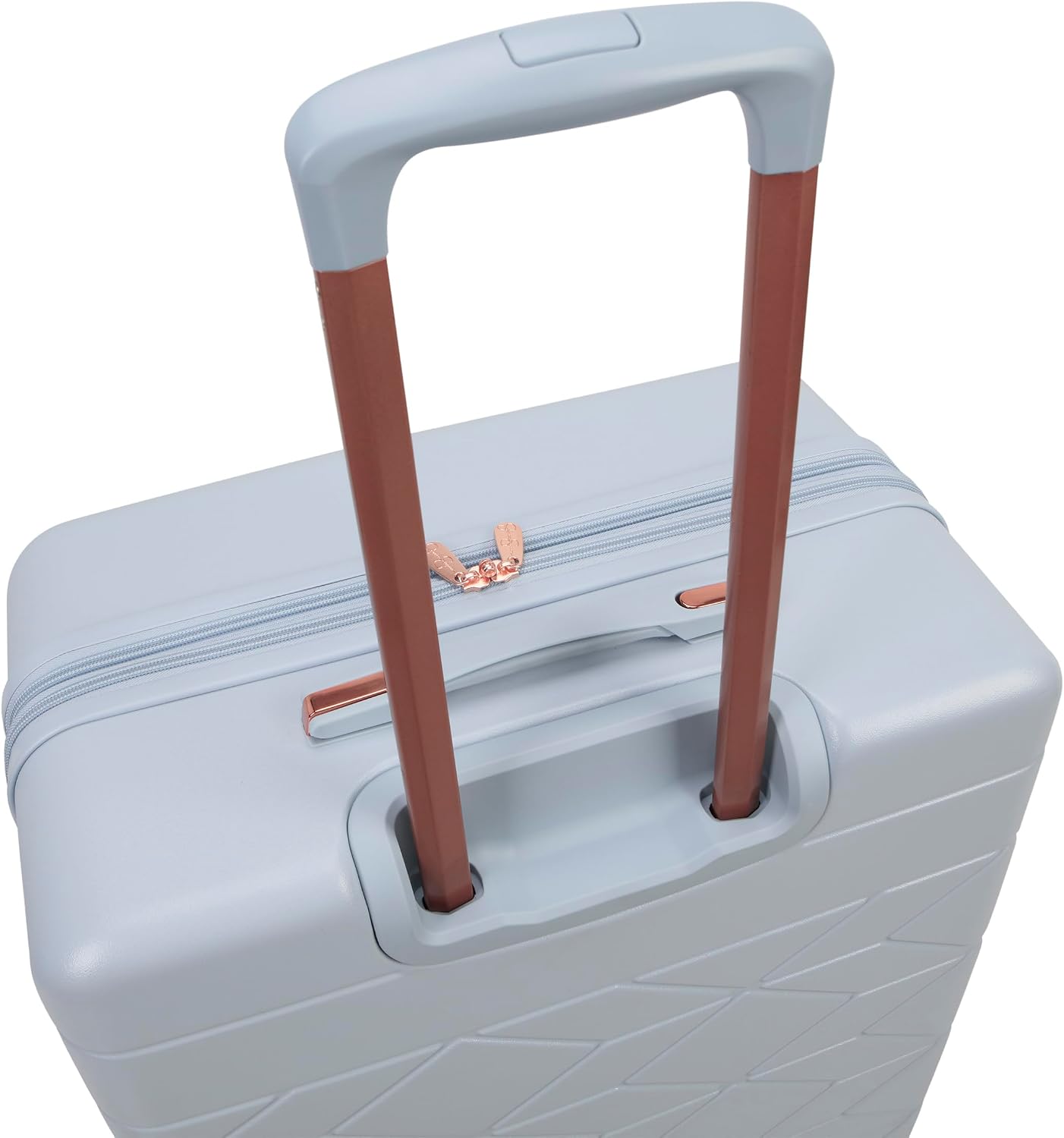 Jessica Simpson Aris 28" Expandable 8-Wheel Spinner Large Checked Luggage Suitcase, Niagara Mist