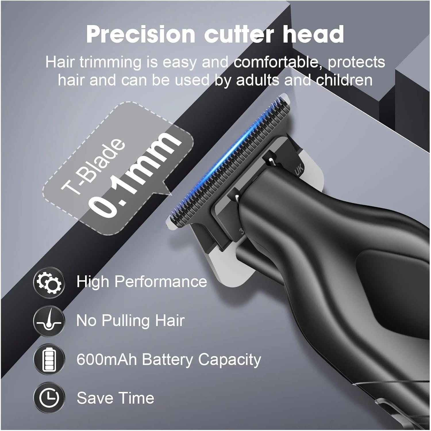 Men Hair Clippers Professional Barber Hair Cutting Machine Rechargeable Electric Trimmer Beard Shaving Hair Cut Trimming Clipper image 5