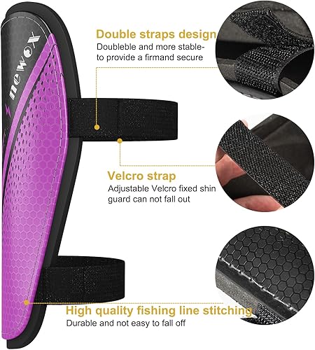 Miniatura 9 de Espinilleras de fútbol para niños y jóvenes, protección de espinilleras para niños y jóvenes de 3 a 15 años