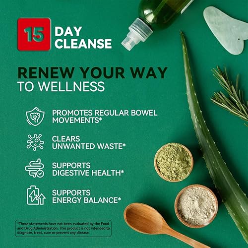 Miniatura 4 de Colon Clean Detox Dietary Supplement, Supports Gentle & Natural Detoxification, Oat Hull & Hemp Seed Extract & Aloe Dry Powder Health Support, 60