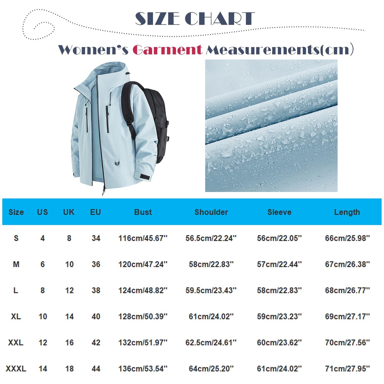 Giacca Antipioggia Da Donna, A Leggera Con Cappuccio, Impermeabile Ripiegabile 100 Grammi 14 Anni Nero Donna Cappuccio Trasparente Completo Antivento E Tascabile Trekking Invernale