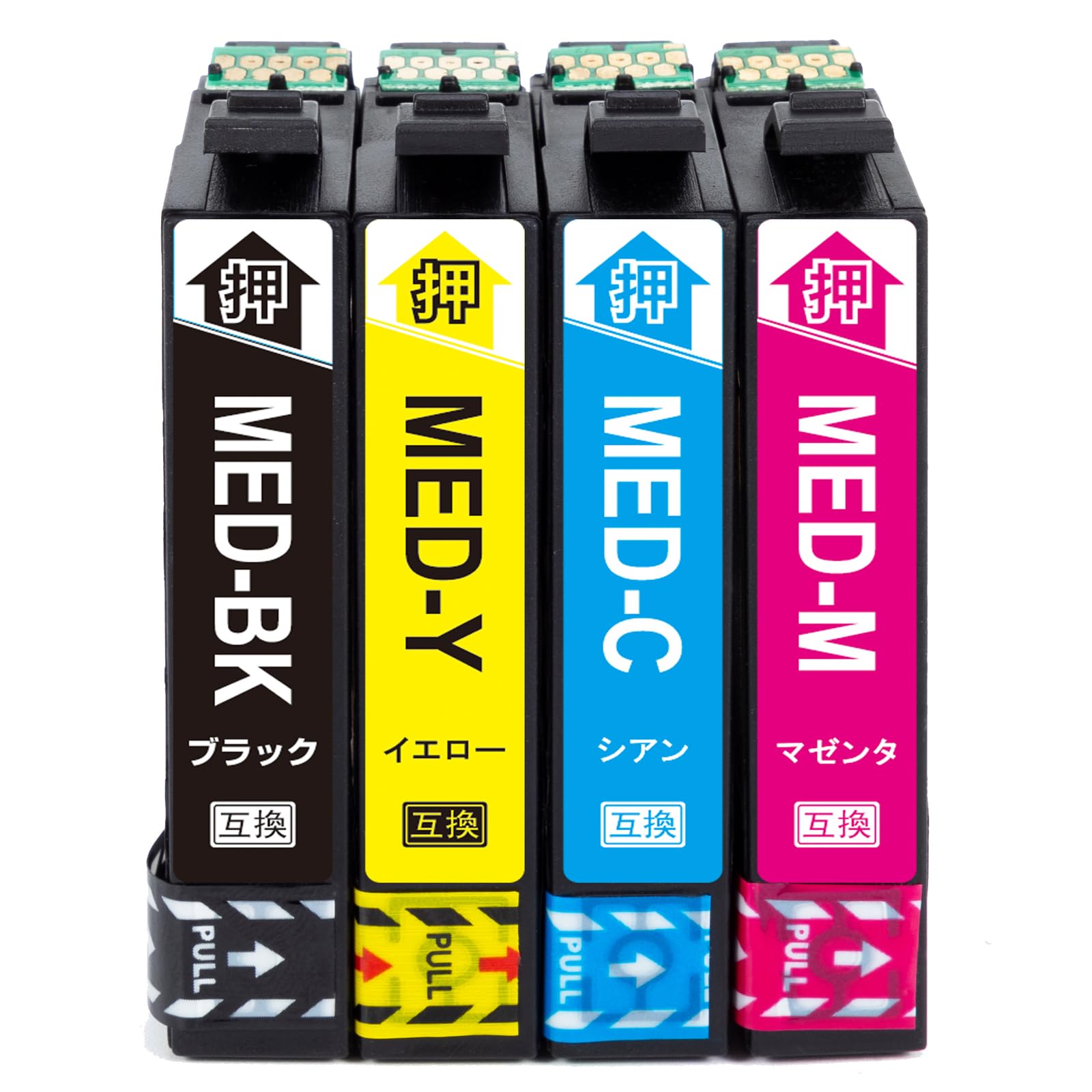 Amazon.co.jp: エプソン MED-4CL 互換インクカートリッジ EPSON用