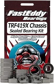 FastEddy Bearings Compatible with Tamiya TRF419X Chassis Rubber Sealed Bearing Kit