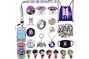 BTS Gifts Kit Embellished with Earrings and Other K-Pop Memorabilia