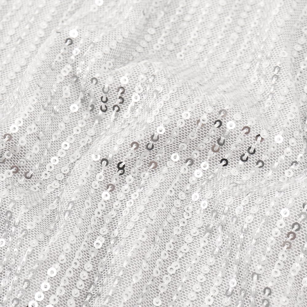 Noomelfish Girls Camisole Sequin Tank Tops Sparkly Glitter Cami Dance Sleeveless Shirt (5-12 Years) - Image 5