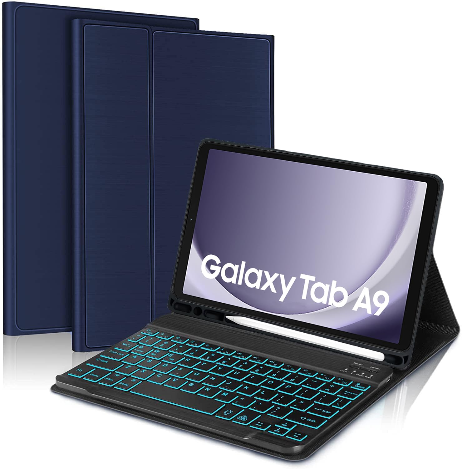 See full amazon price history chart for ProElite Keyboard case Cover for Samsung Galaxy Tab A9 8.7 inch, Magnetic Detachable Wireless Bluetooth Keyboard with S Pen Holder Built-in 7-Colors Backlit, Dark Blue ProElite Keyboard case Cover for Samsung Galaxy Tab A9 8.7 inch, Magnetic Detachable Wireless Bluetooth Keyboard with S Pen Holder Built-in 7-Colors Backlit, Dark Blue (B0CWCYPM18) Amazon Price History, Amazon Price Tracker