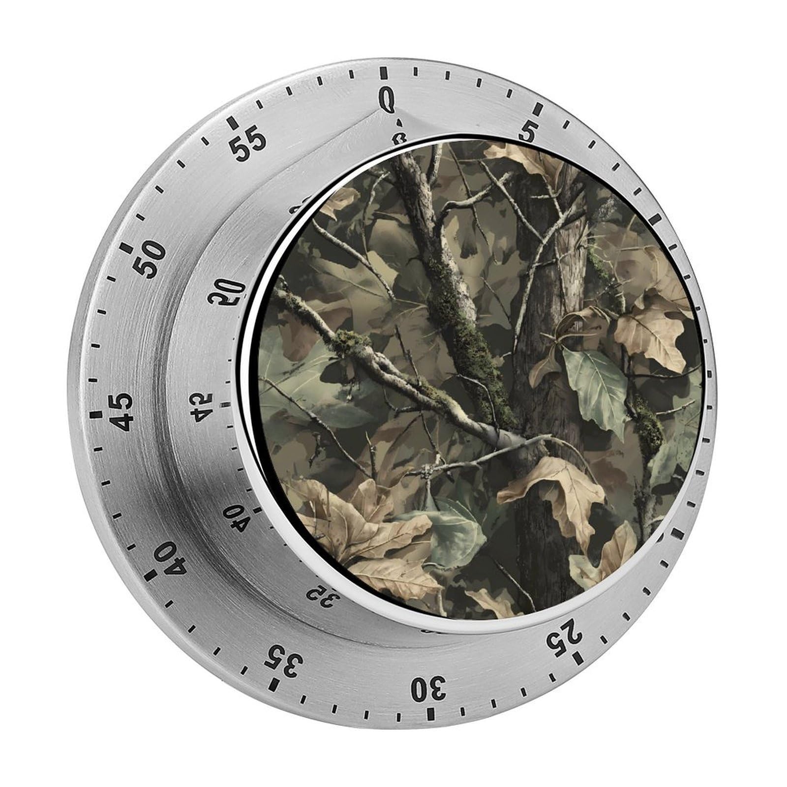 Hunting Camouflage Hunt Mechanical Timer with Alarm for Kitchen Cooking Productivity Stainless Steel Timers
