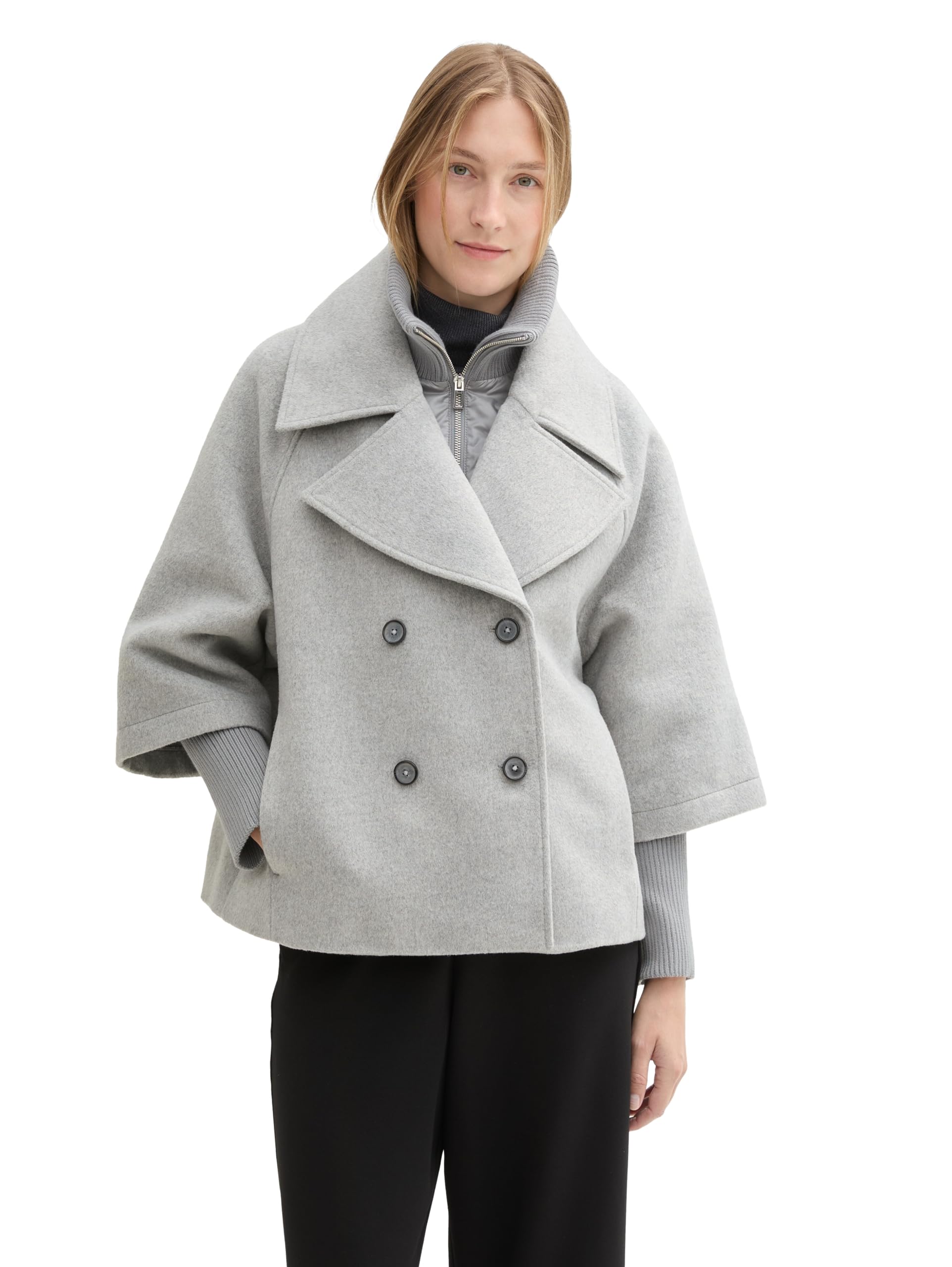TOM TAILOR Damen 1038677 Cape Jacke (1er Pack)