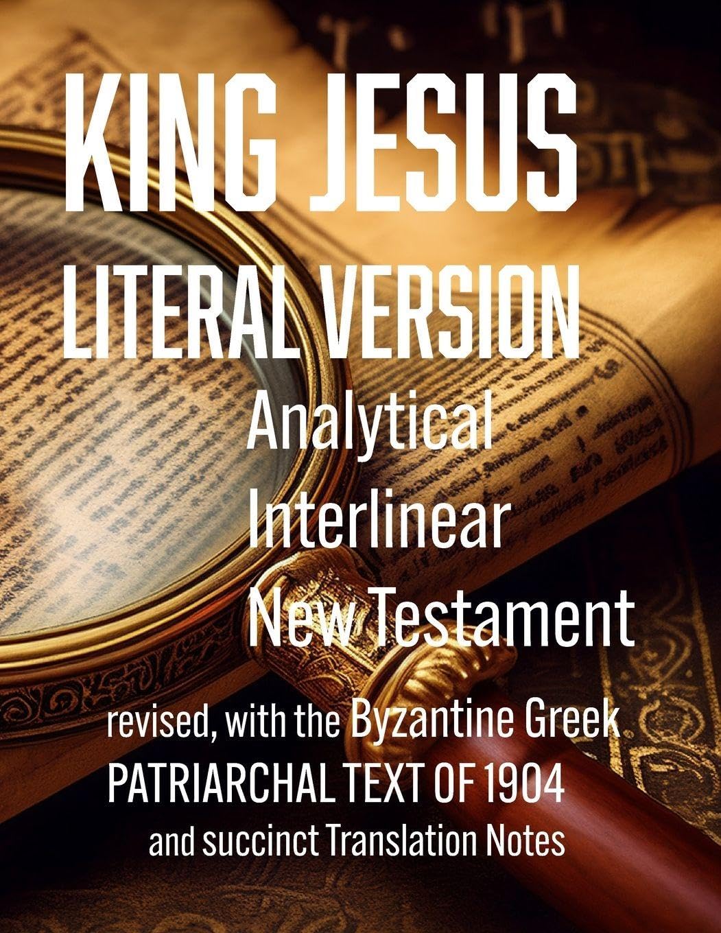 King Jesus Literal Version: Analytical Interlinear New Testament