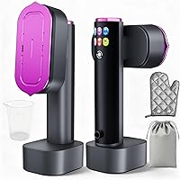 Killrose 2-in-1 Handheld Clothes Steamer & Travel Iron, 1200W 6-Level Steam with LED Display, 15s Heat-Up, Portable Garment Steamer