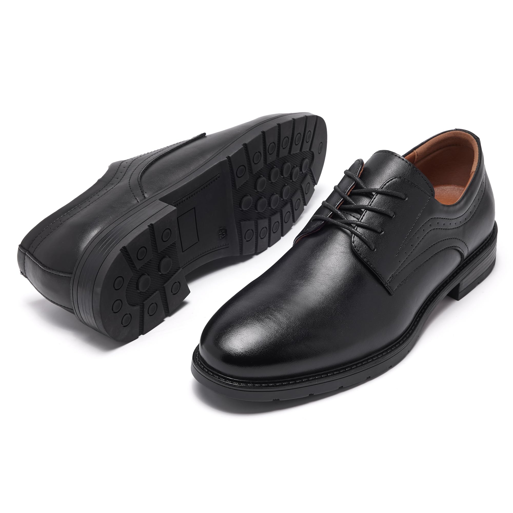 SHULOOK Anzugschuhe Oxford Schuhe Herren Classic Business Derby Schuhe Herren Comfort Schnürhalbschuhe