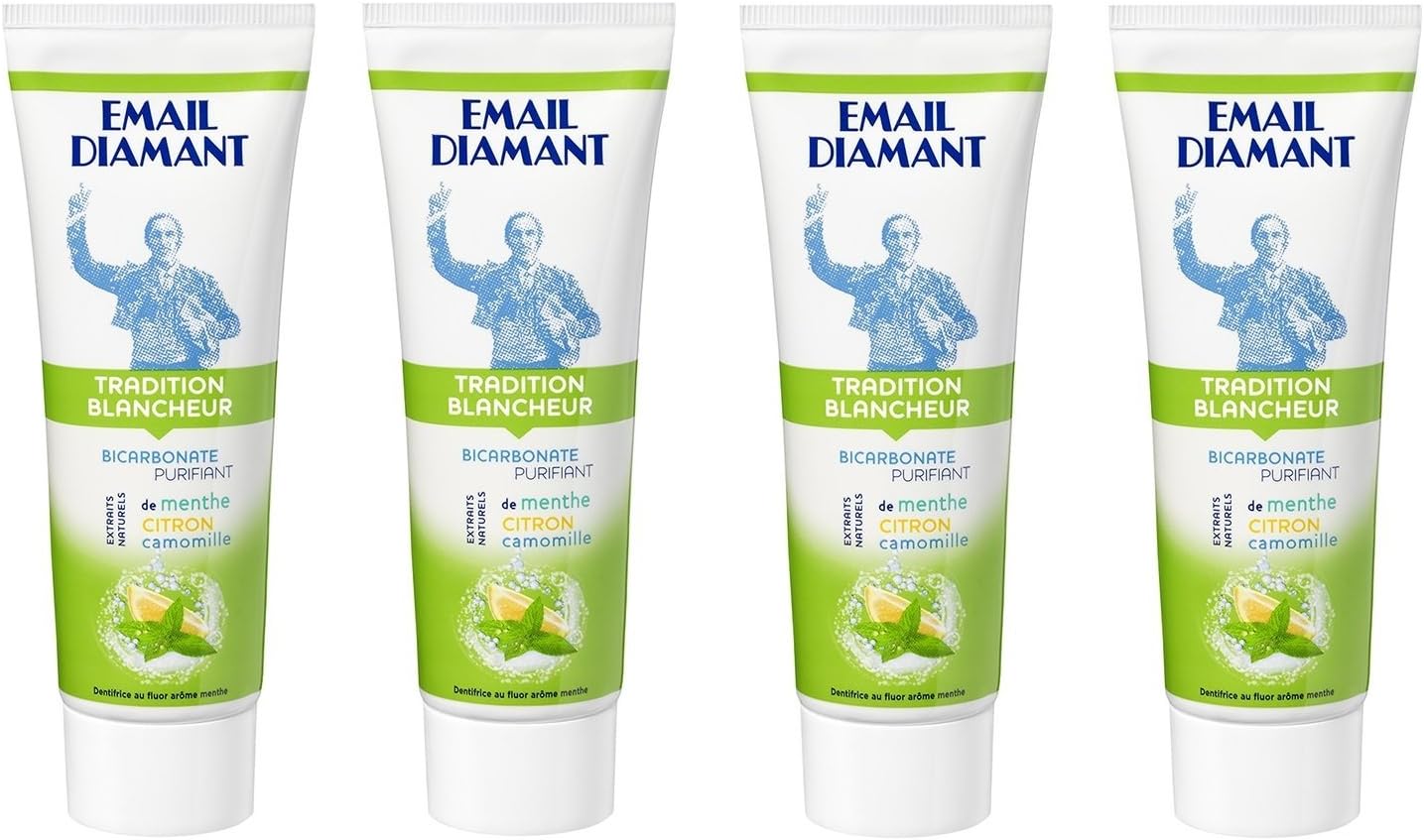 Email Diamant email diamant Toothpaste Tradition Whiteness 75 ml - Set of 4