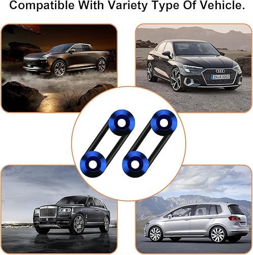 Miniatura 5 de Parachoques de liberación rápida, liberación rápida para maletero delantero y trasero, soportes de guardabarros, kit de clips de parachoques de