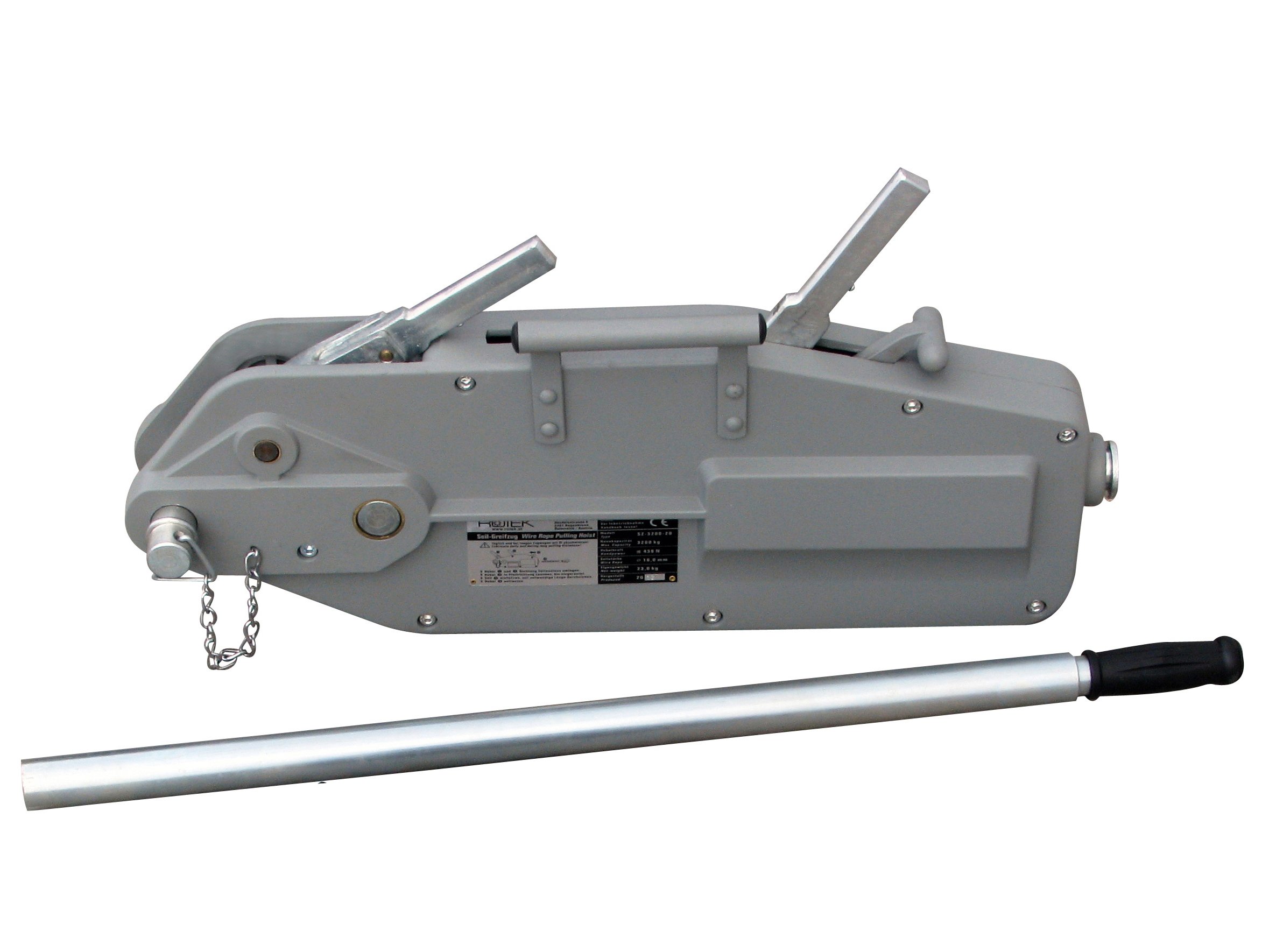 Rotek Seilzug SZ-3200, Kapazität 3.200kg inkl. 20m Spezialseil auf Haspel