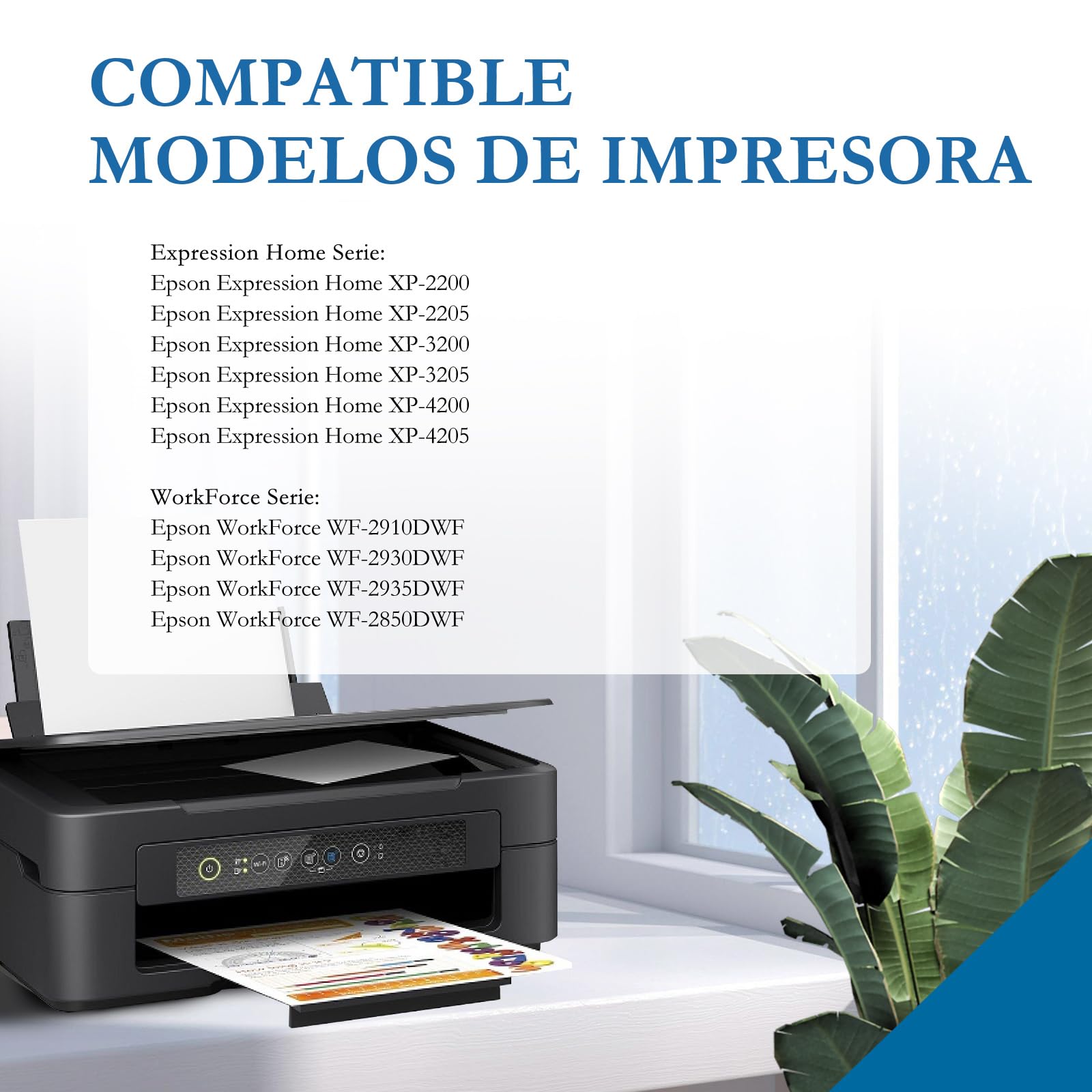 Paeolos Reemplazo para cartuchos de impresora 604 XL compatibles con cartuchos Epson con Expression Home XP-3200 XP-3205 XP-4200 XP-4205 XP-2200 XP-2205, Workforce WF-2910 WF-2930 WF-2935 WF-2950 — view 2
