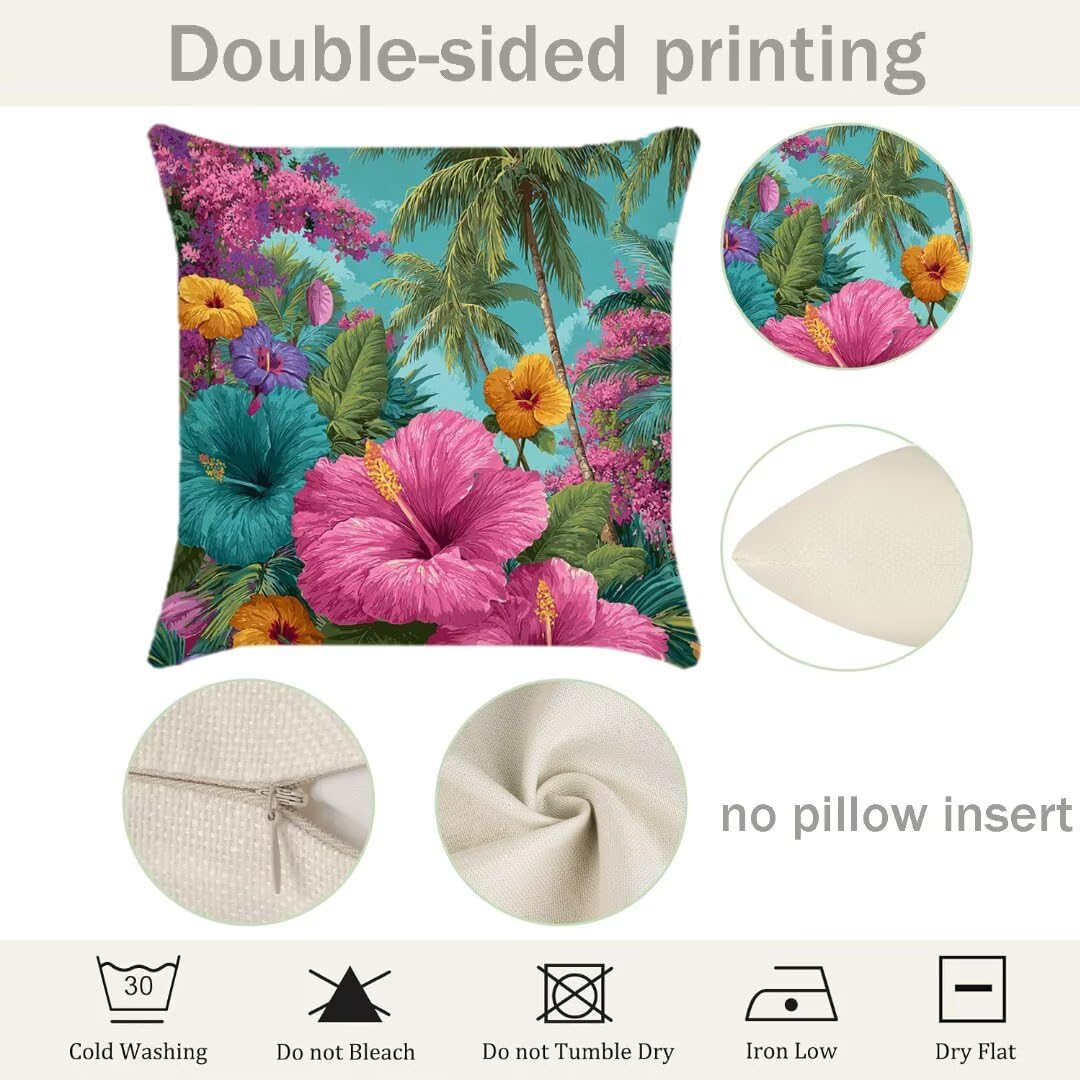 Fundas Cojines 50x50 cm Exterior Cojines Púrpura Fundas de Almohada Juego de 4, Cuadrados Funda Cojin Antiguo Almohadas con Cremallera Invisible, Sofa Cama Decorativos para Hogar, Jardín, Salón Ym637