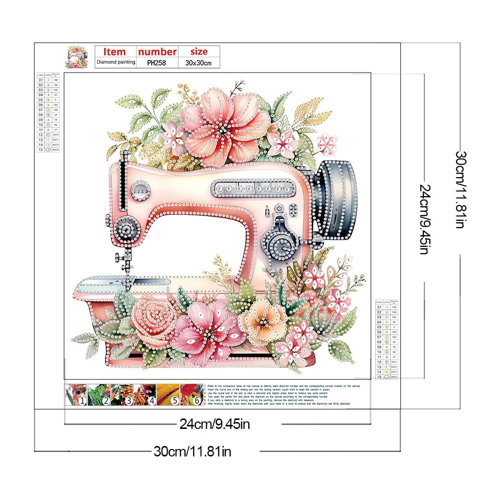 Amazon.com: POETRYDRAW Sewing Machine DIY Diamond Art Painting Kit