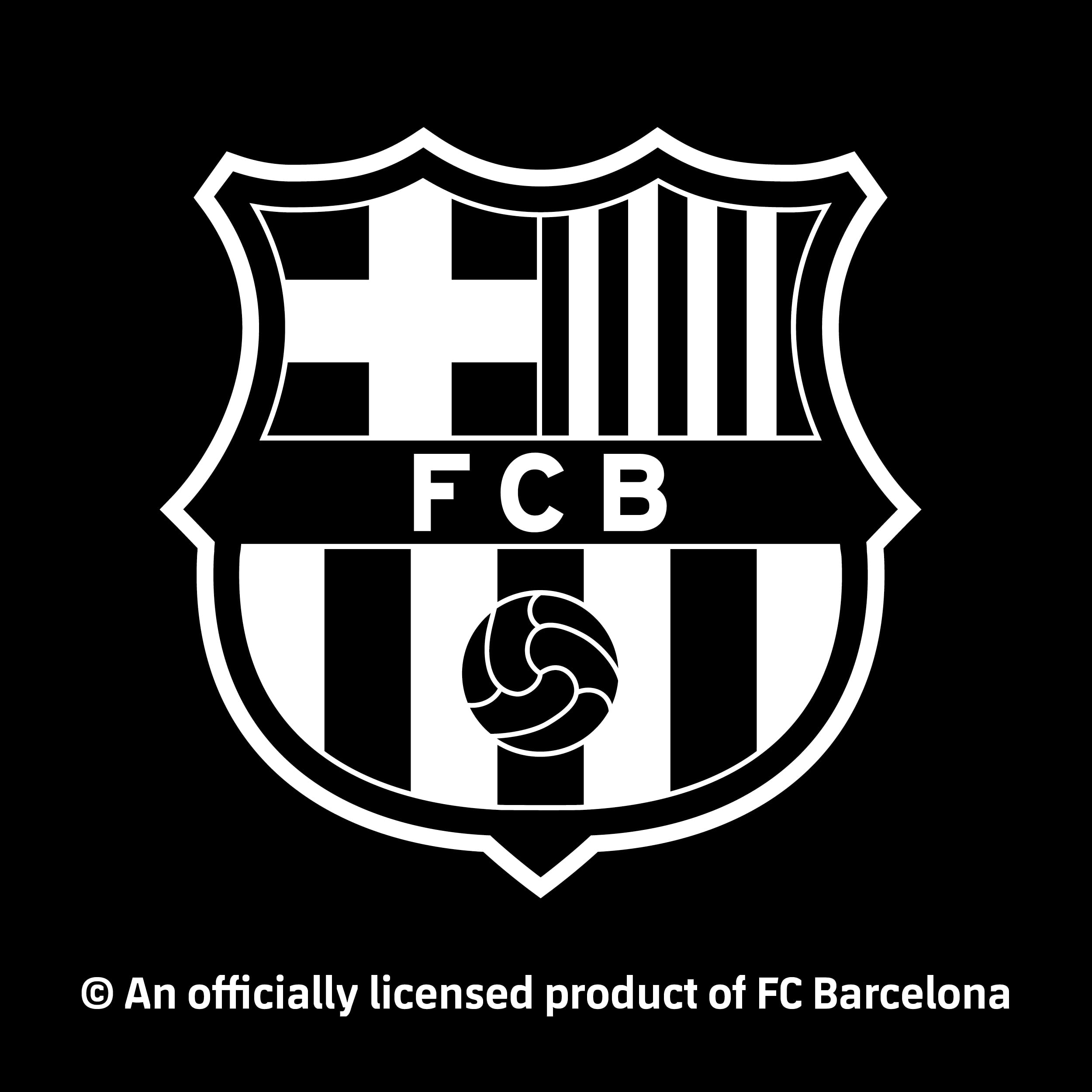 Licensed Décor Sticker mural en vinyle FC Barcelone - Petit format (65 cm (l) x 40 cm (H) - Blason en couleur rouge et bleu