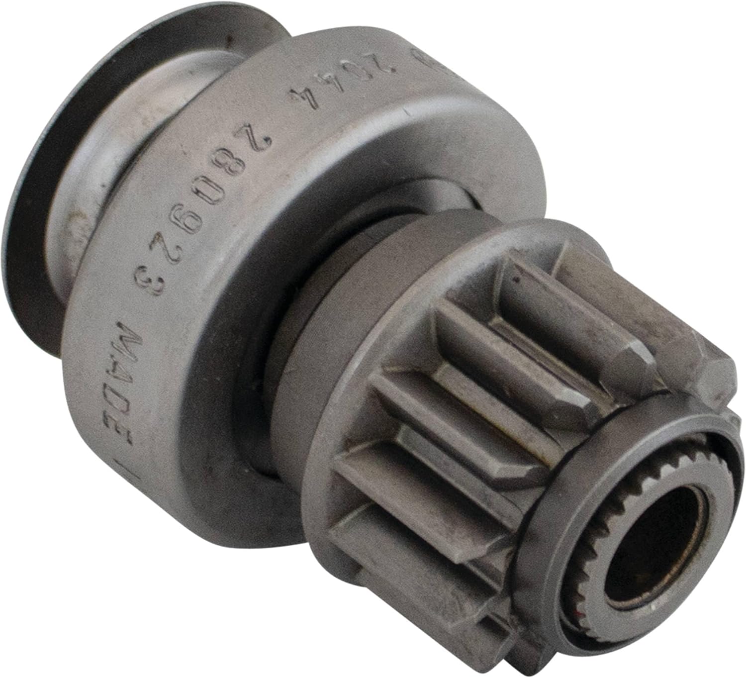 DB Electrical 220-52106 Starter Drive Compatible With/Replacement For Zen S.A. 2044 11.020 mm ID, Clockwise Rotation Direction, 34.400mm Gear OD, 63.200 mm Length, Roller Drive Type