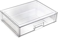 Vista 9 de BINO Cajones de almacenamiento apilables, pequeños - transparentes THE CRATE COLLECTION Contenedores de almacenamiento con cajones