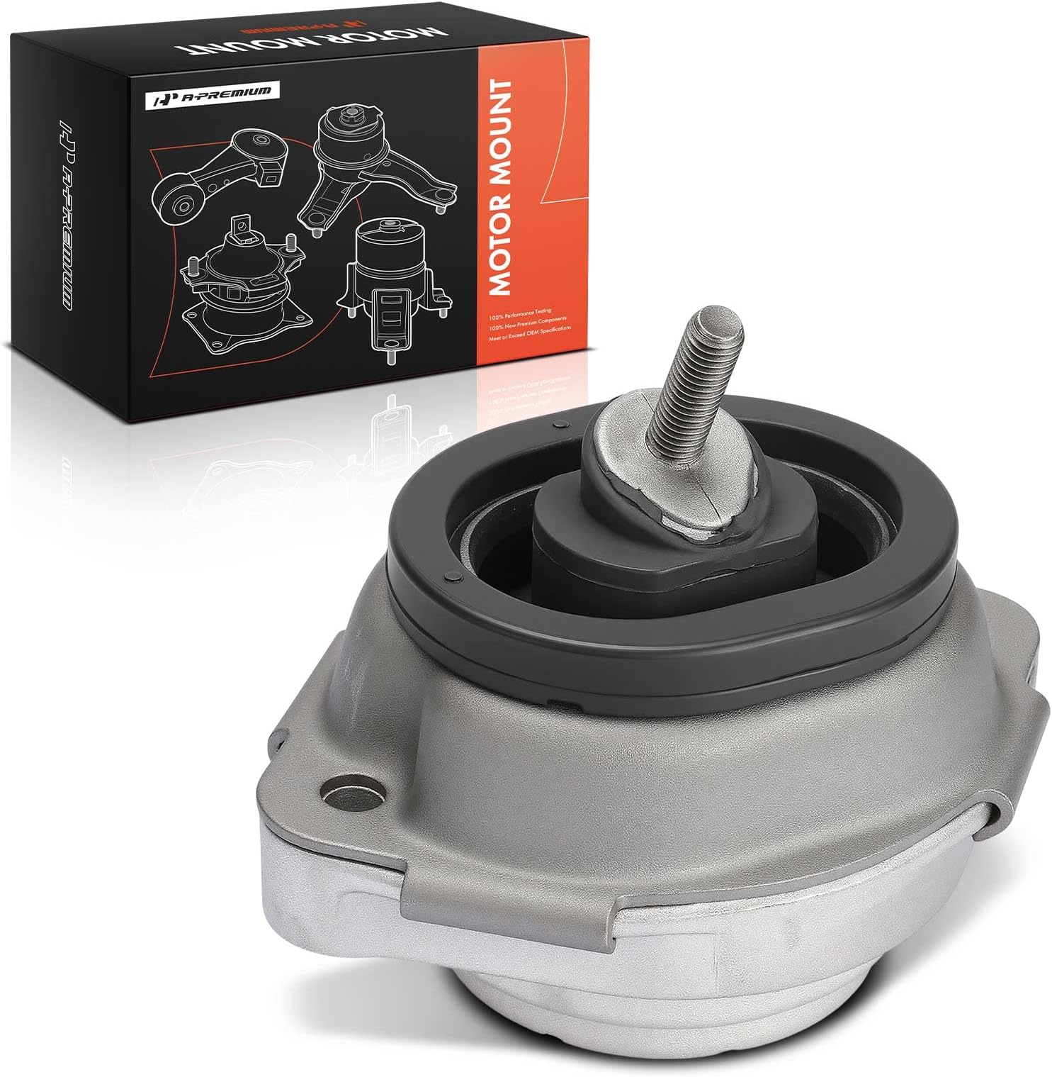 A-Premium Front Engine Motor Mount Compatible with BMW E53 Series X5 2000-2001 4.4L, X5 2002-2003 4.4L 4.6L, X5 2004-2006 4.4L 4.8L