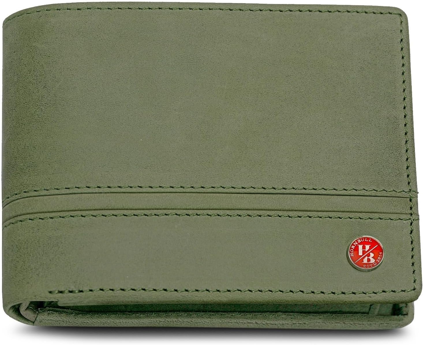 HORNBULL Eddie Green Leather Wallet
