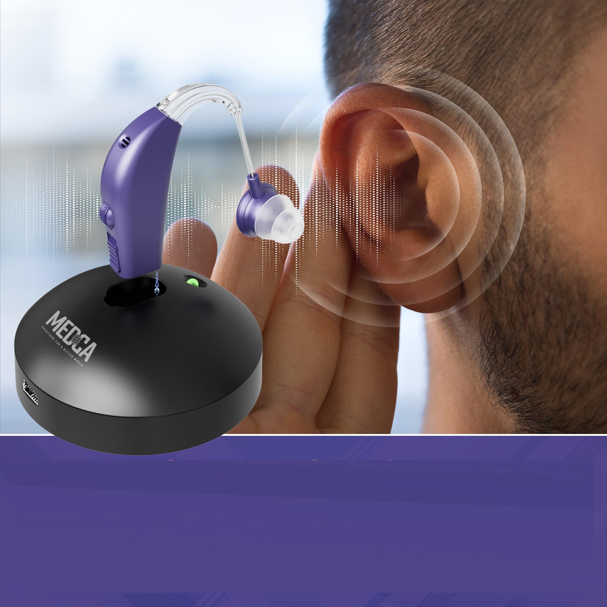 MEDca Premium Active Modello "LYBS" per sport e attività all'aperto, (viola)