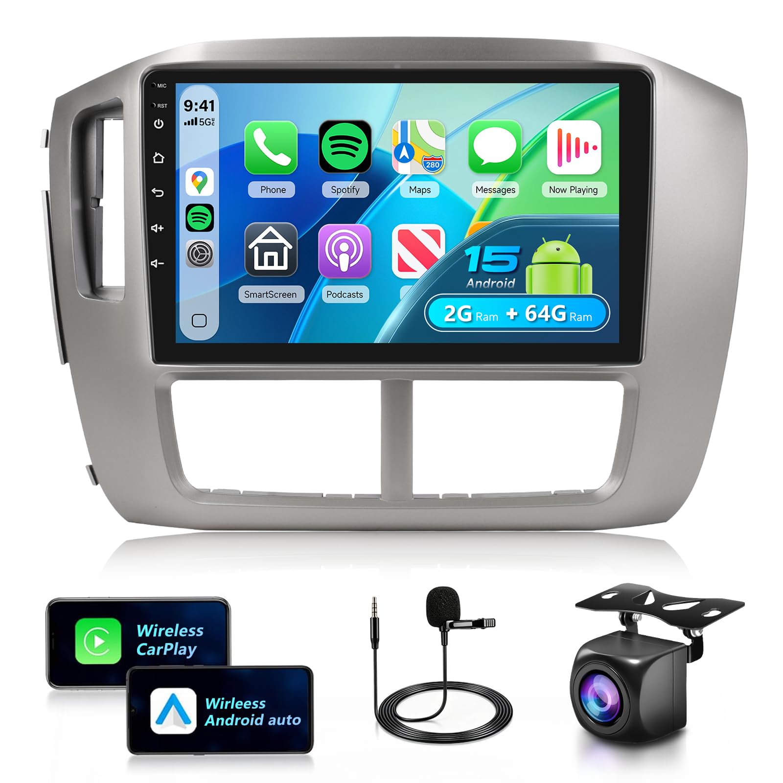 Amazon.com: Car Stereo for Honda Pilot 2006 2007 2008 Wireless