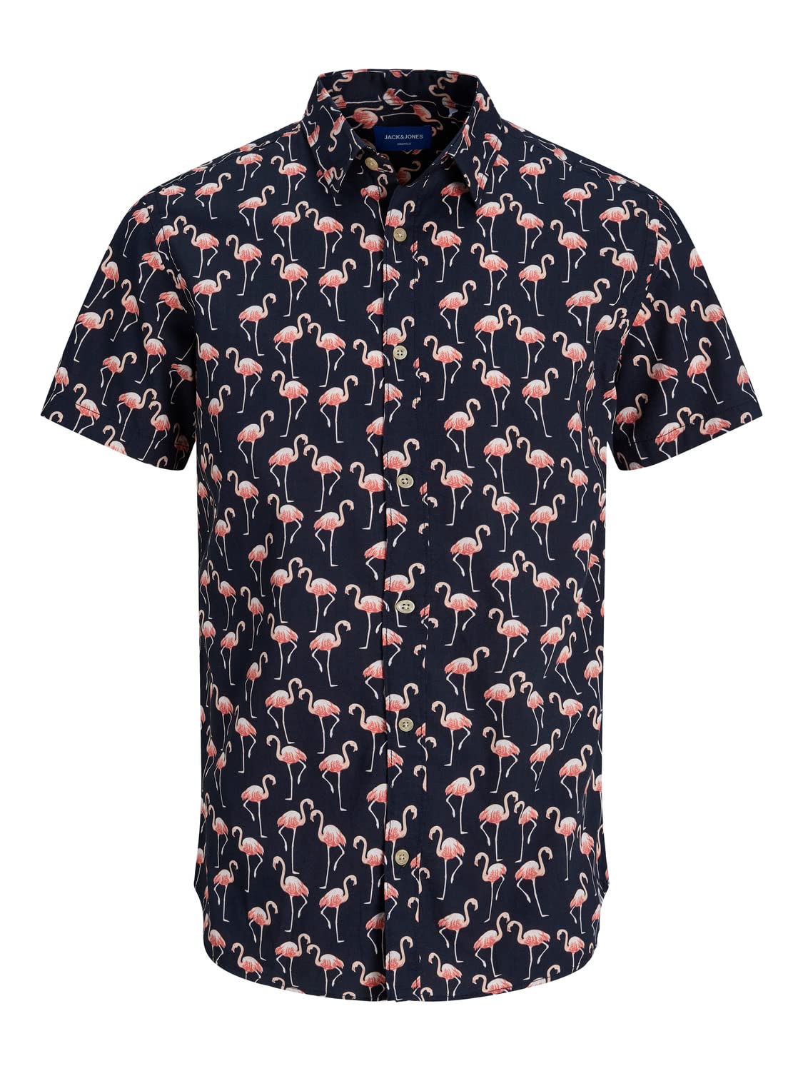 Jack & Jones Jorjames Palma Conv Shirt SS Camisa de Manga Corta para Hombre