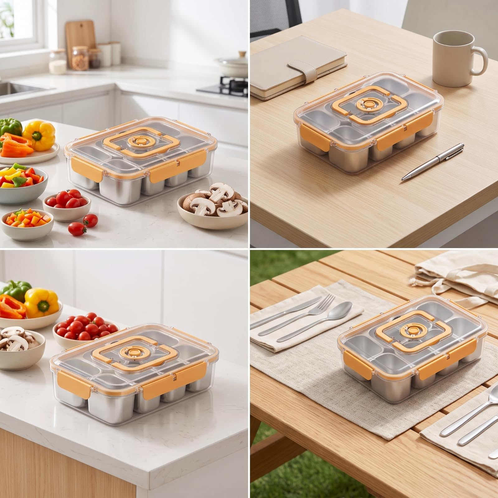 F Fityle Alimentos con Compartimentos, color to 2
