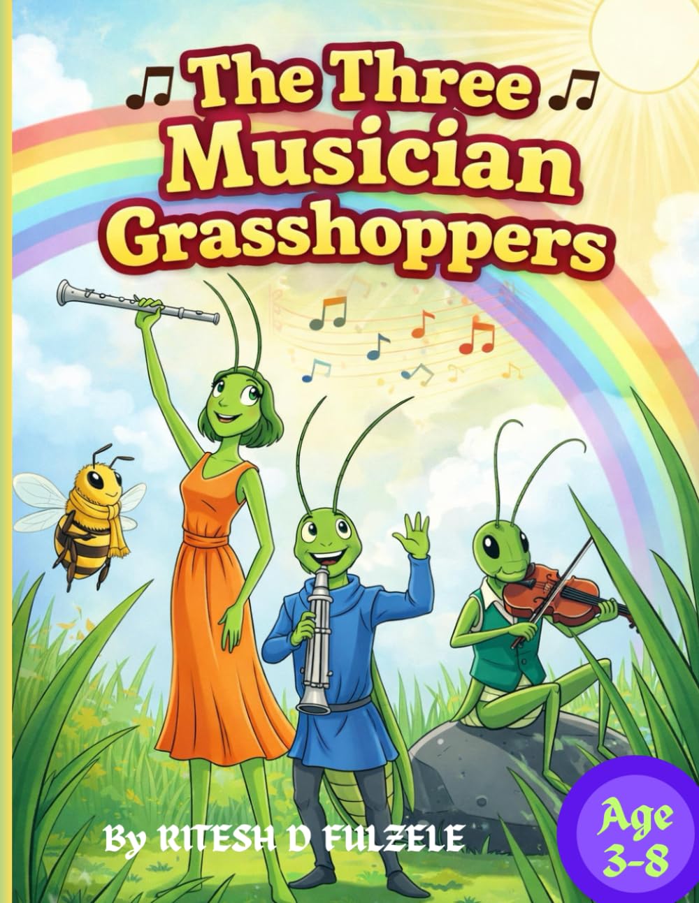 THE THREE MUSICIAN GRASSHOPPERS (THE THREE MAGICAL TALES SERIES)
