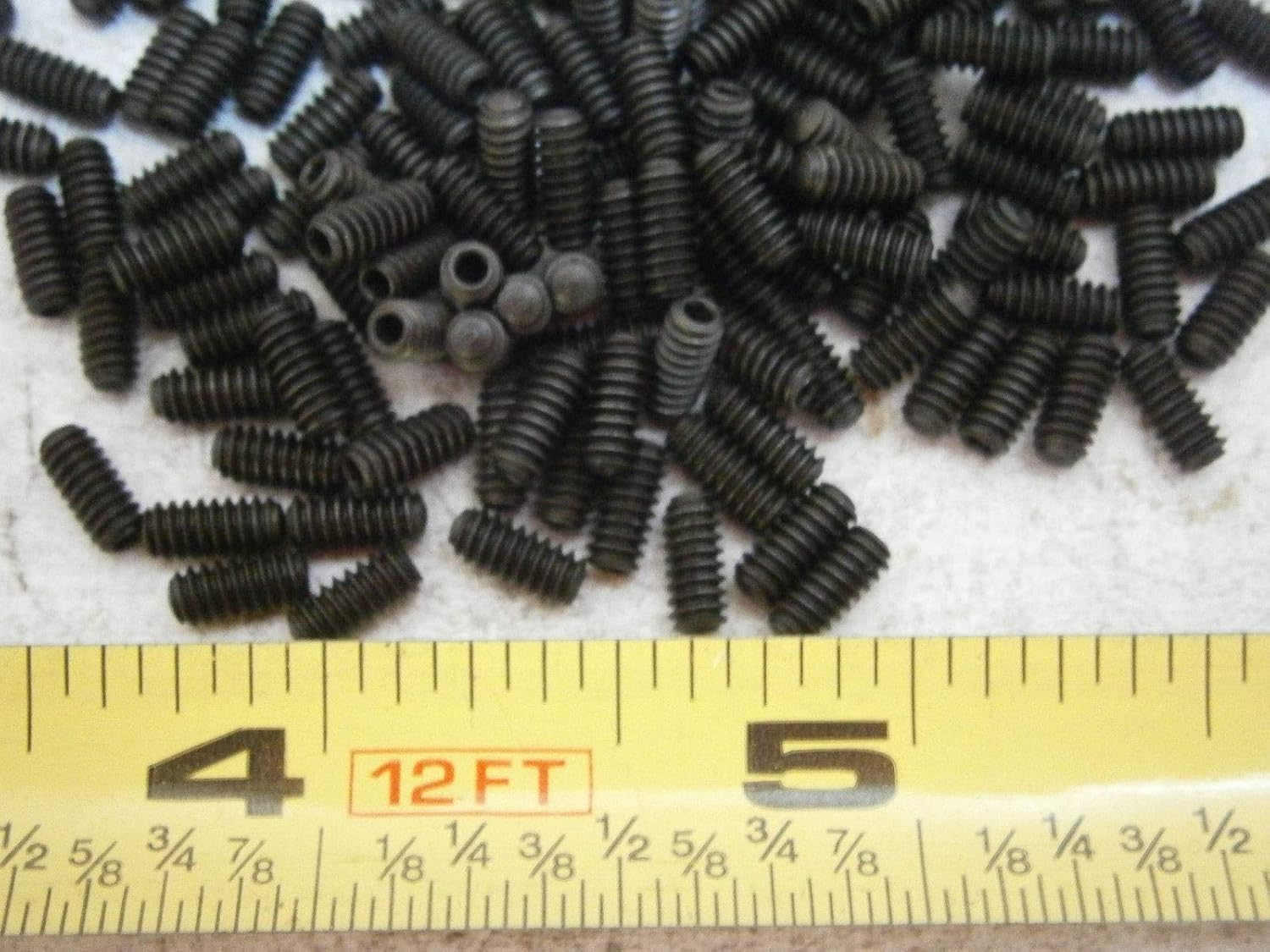 Set Screws 4/40 x 1/4 Long Socket Head Oval Point Alloy Steel Lot of 504824 Screw