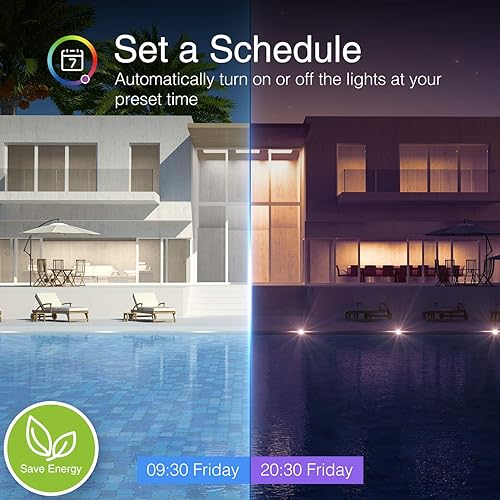 Miniatura 5 de Beantech - Bombilla inteligente Wi-Fi, bombilla que cambia a todo color (RGB+W), paquete de 2 unidades, compatible con Alexa y Google Assistant,