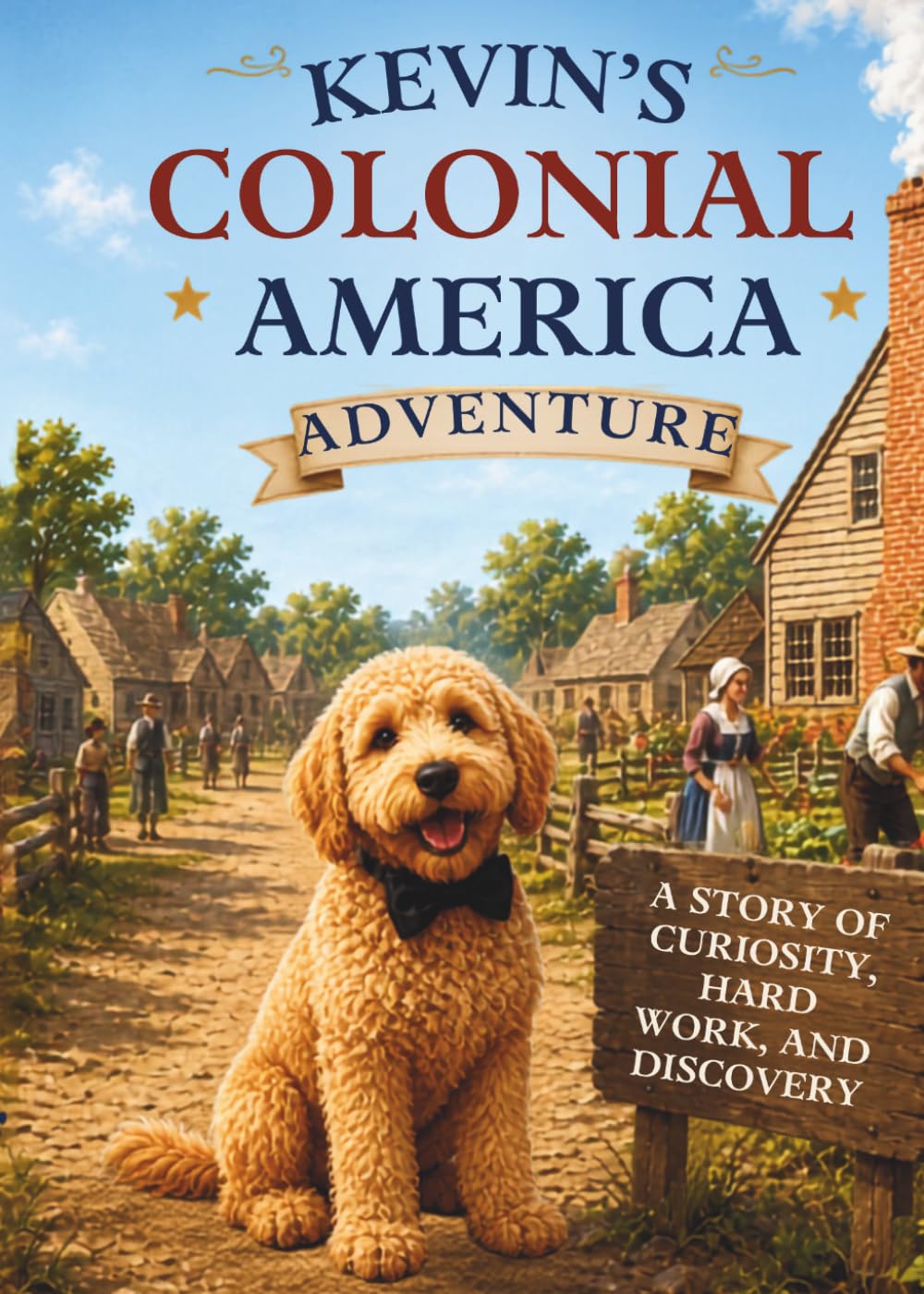 Kevin Explores Colonial America: A Kevin the puppy adventure (Kevin's Big Adventures)