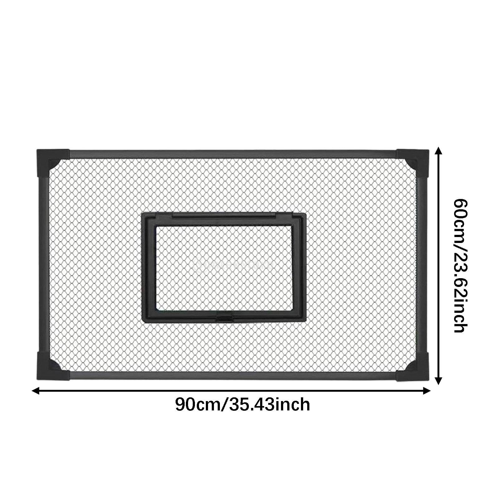 Springschutznetz Als Fischschutznetz Aquarium Gitterabdeckung Fischtank Abdecknetz Zur Einfachen Und Schnellen Installation für Aquarien Ohne Festen, 90x60cm