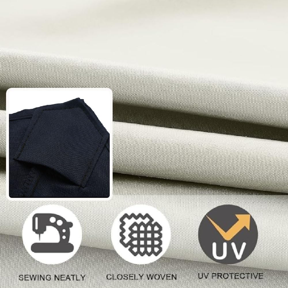 8' 9' 10' 11' Umbrella Replacement Canopy for 6/8 Ribs, Table Market Yard Umbrella Replacement Top Cover UV Protective Replacement Parasol Canopy Cover(Yellow,2.7m/9ft(8ribs))