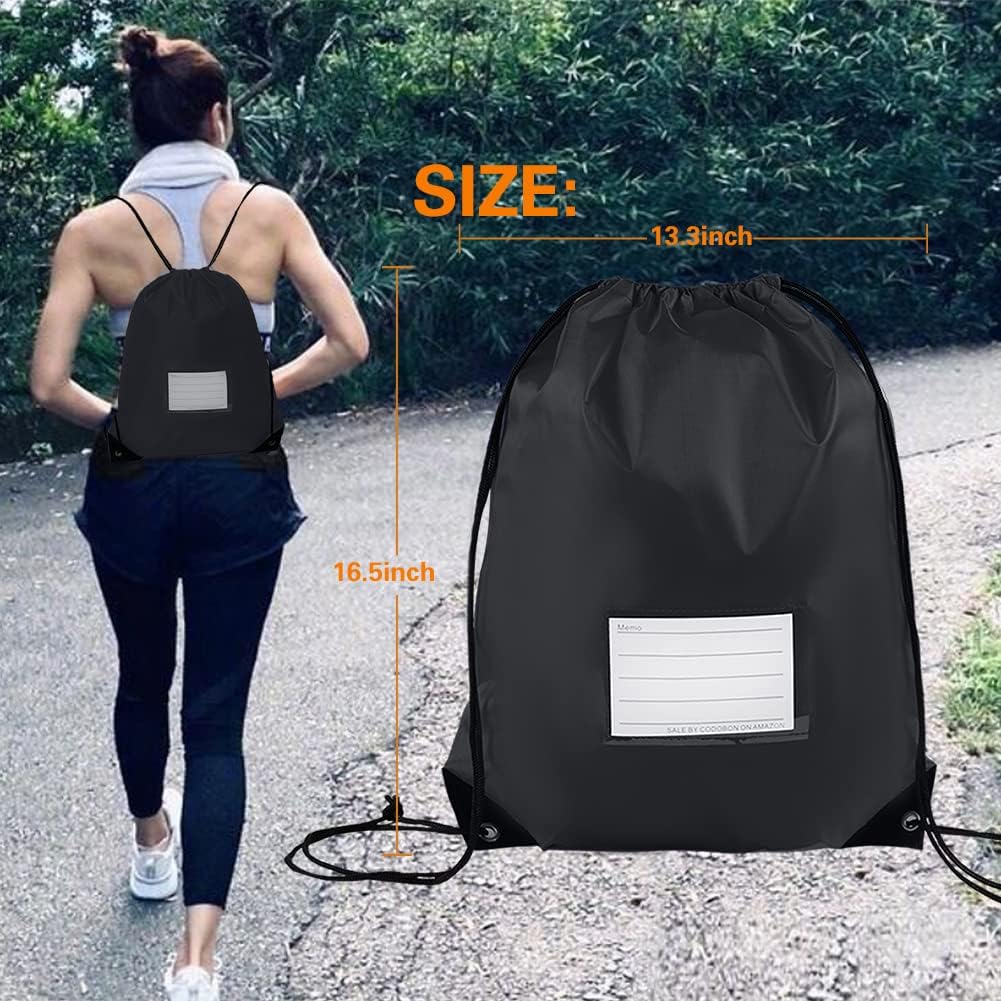 20 Pcs Drawstring Bags,Bulk Draw String Backpack, Cinch Bag Sackpack for Travel Gym Sport, 10 Colors - Image 5