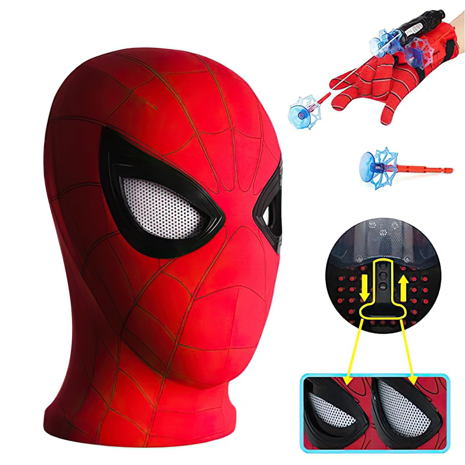 Spiderman Maske und Launcher Set