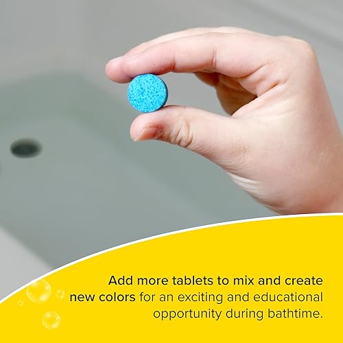 Miniatura 6 de Kid Made Modern - Gotas de baño - Tabletas de color de baño para niños - 150 tabletas - Gotas de color de agua de baño - Diversión para el baño para