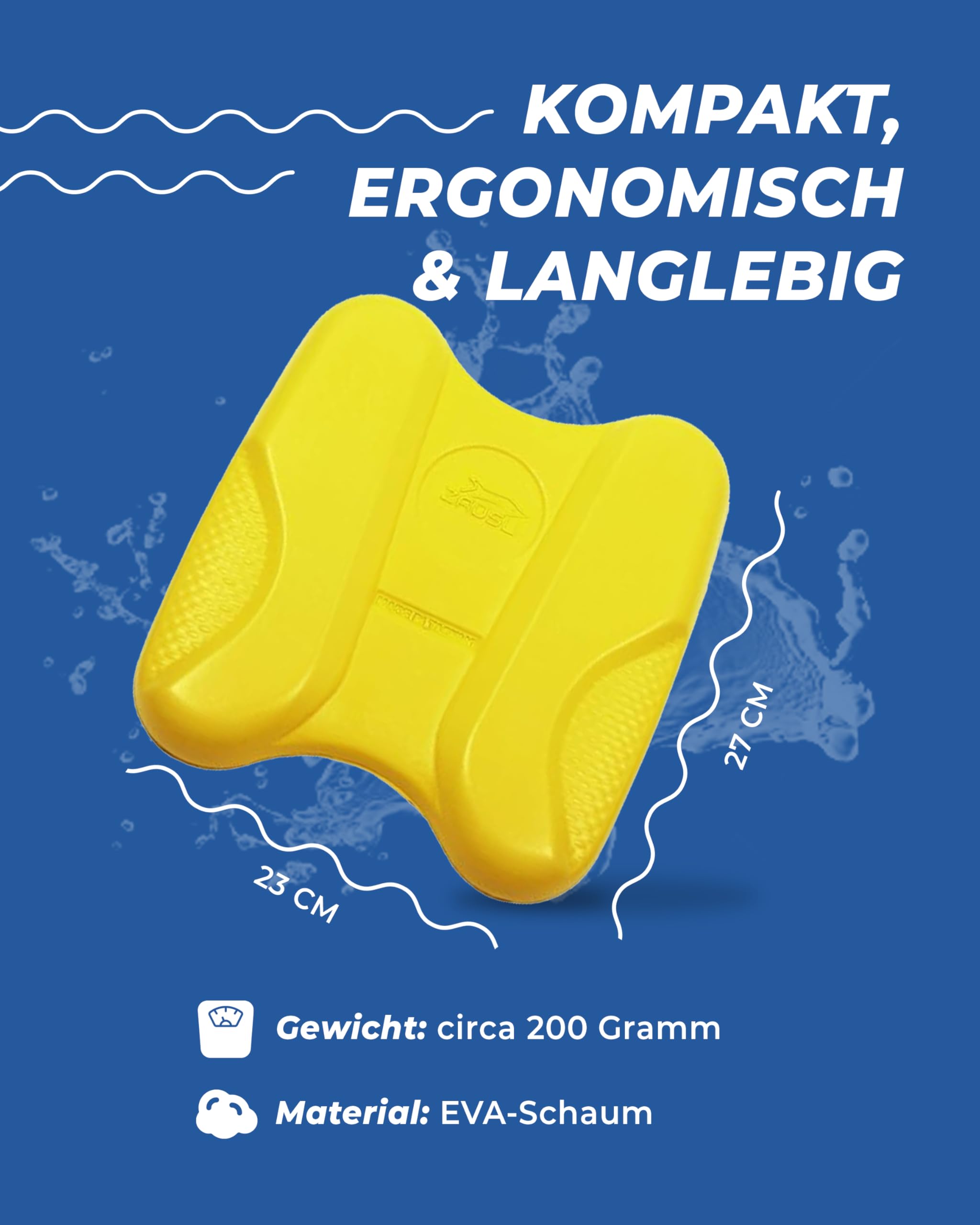 ZAOSU Performance Pull-Kick | Pullkick/Schwimmbrett Pullbuoy optimierung der Technik und Wasserlage beim Schwimmtraining