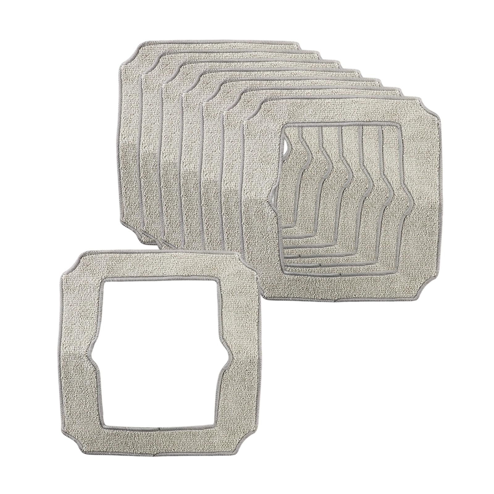 Xjdzineq 8Pcs Washable Cleaning Rag Mop Cloths for Window Vacuum Cleaners Robot Mop Pad Vacuum Cleaners Spare Part Accessories Replacement Pads